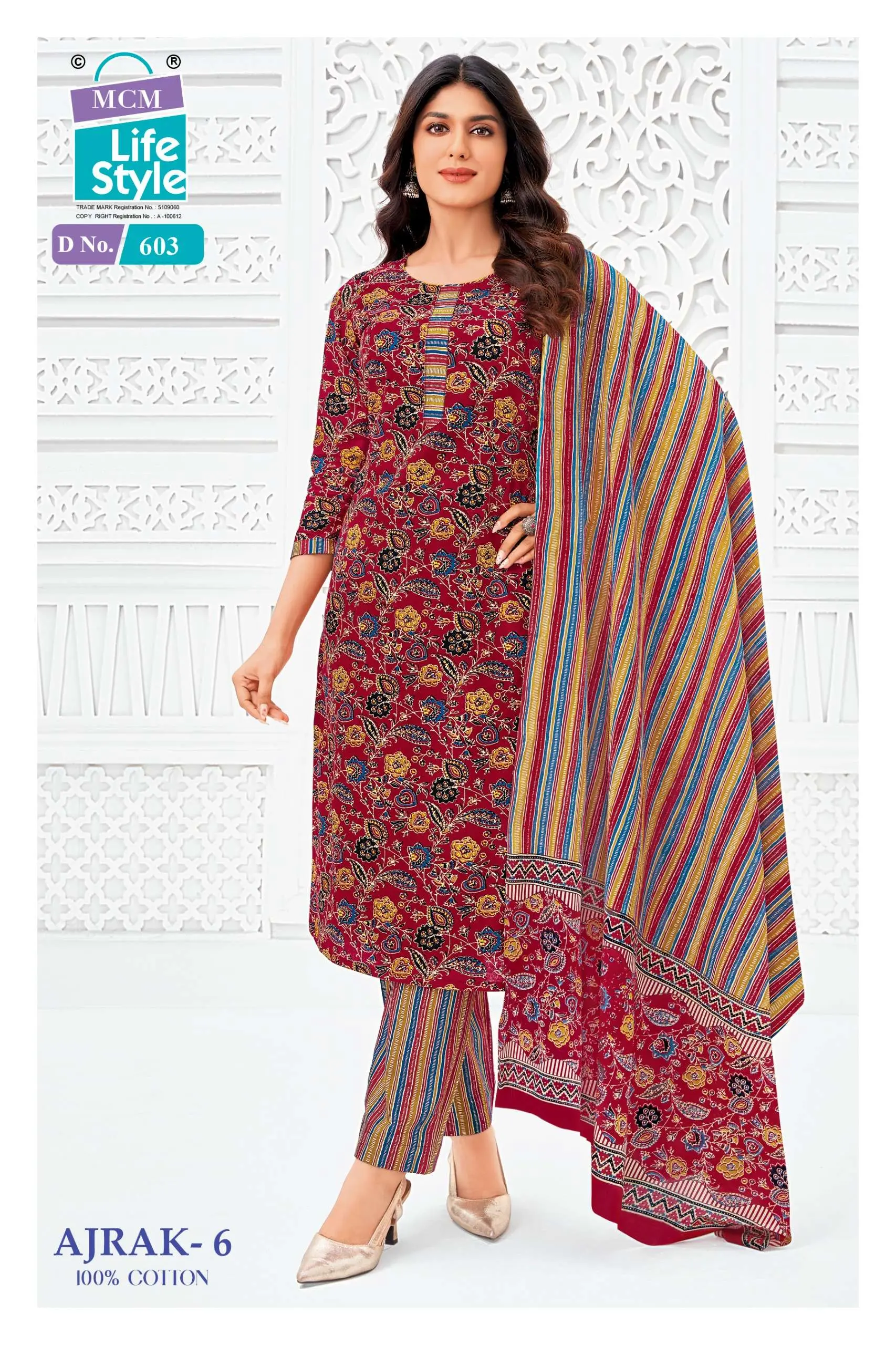 MCM Lifestyle Ajrak Vol 6 Ready Made Collection - Readymade Dress 5