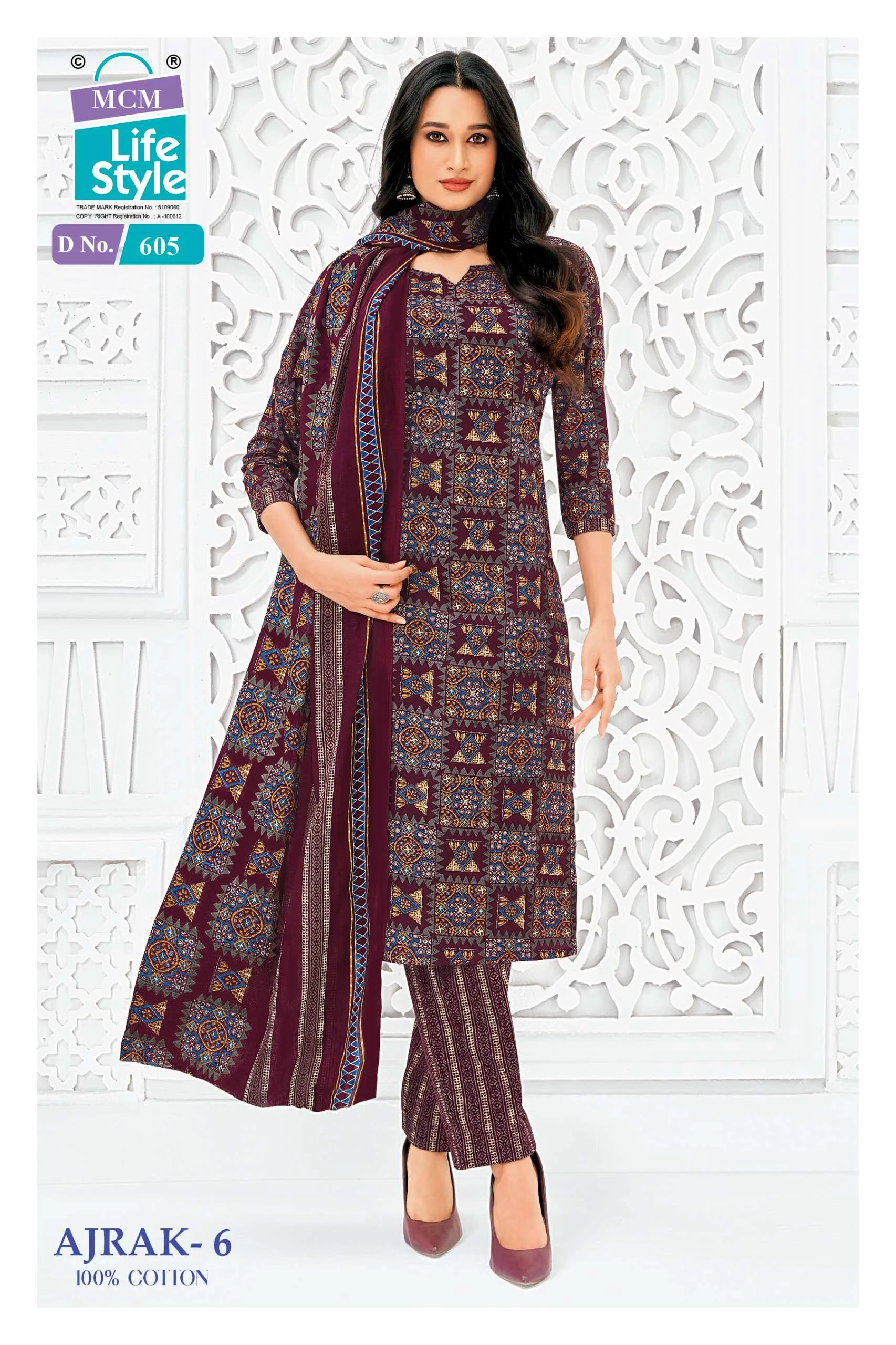 MCM Lifestyle Ajrak Vol 6 Ready Made Collection - Readymade Dress 7