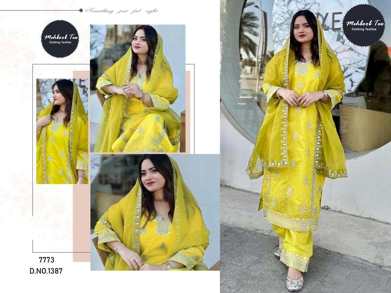 Mehboob Tex D No 1387 - Readymade Dress 1