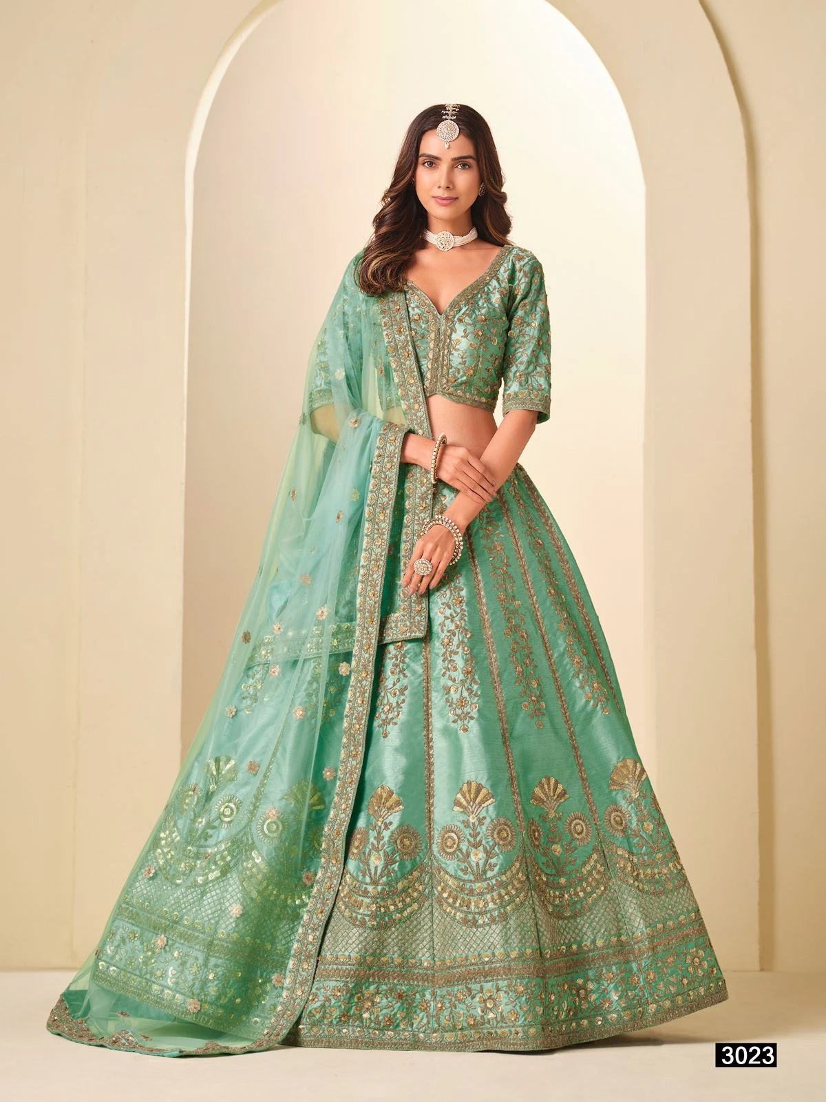 Mehvish Vol-32 Art Silk Embroidered Designer Lehenga Choli Collection 19
