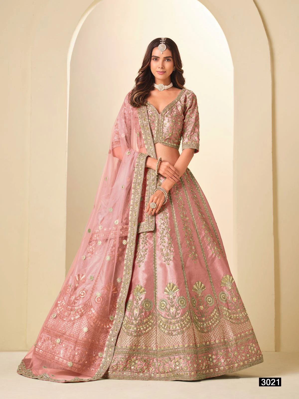 Mehvish Vol-32 Art Silk Embroidered Designer Lehenga Choli Collection 2