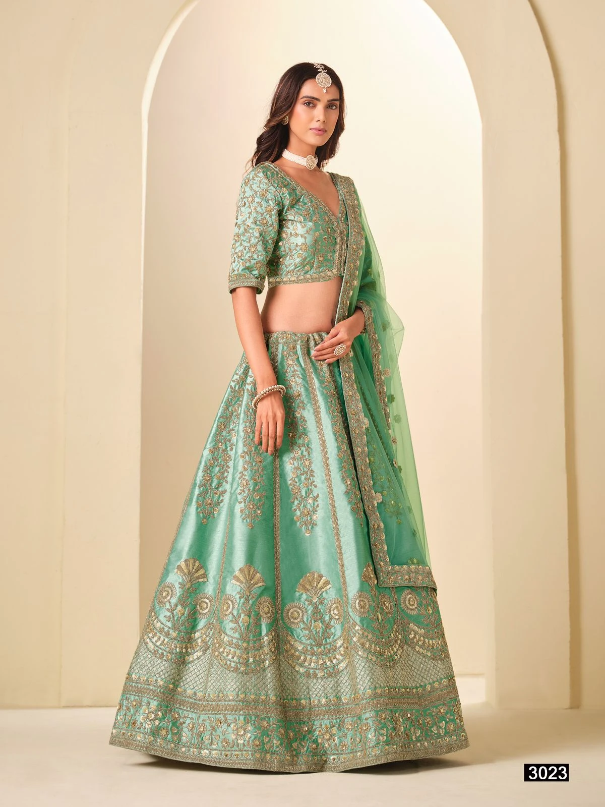 Mehvish Vol-32 Art Silk Embroidered Designer Lehenga Choli Collection 3