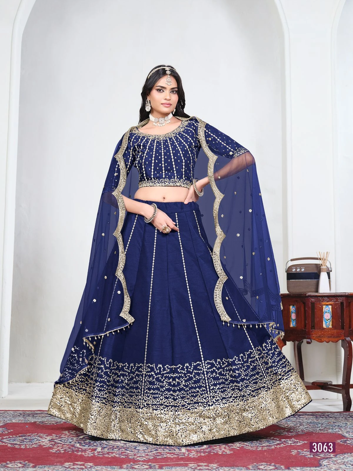 Mehvish Vol-36 Art Silk Wholesale Lehenga Catalogue 3