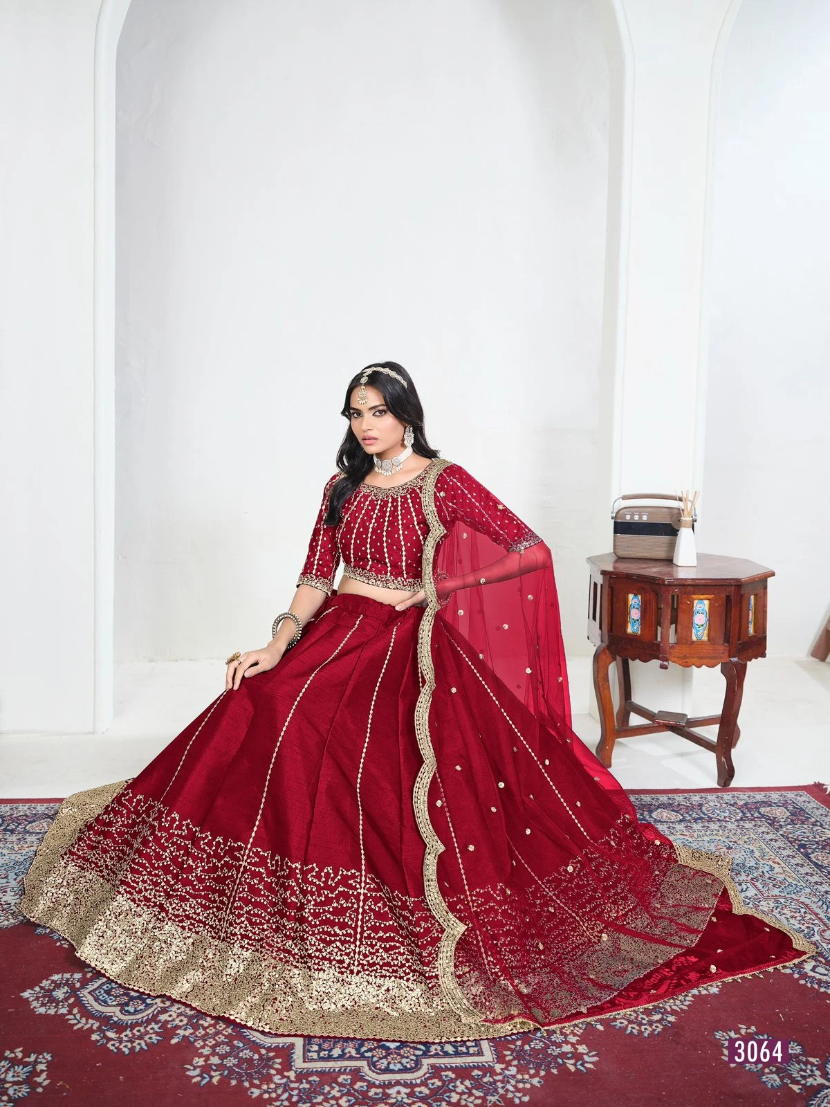 Mehvish Vol-36 Art Silk Wholesale Lehenga Catalogue 4