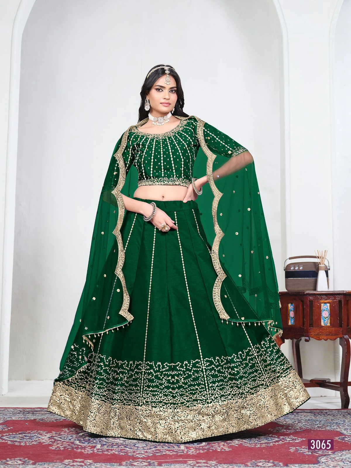 Mehvish Vol-36 Art Silk Wholesale Lehenga Catalogue 5