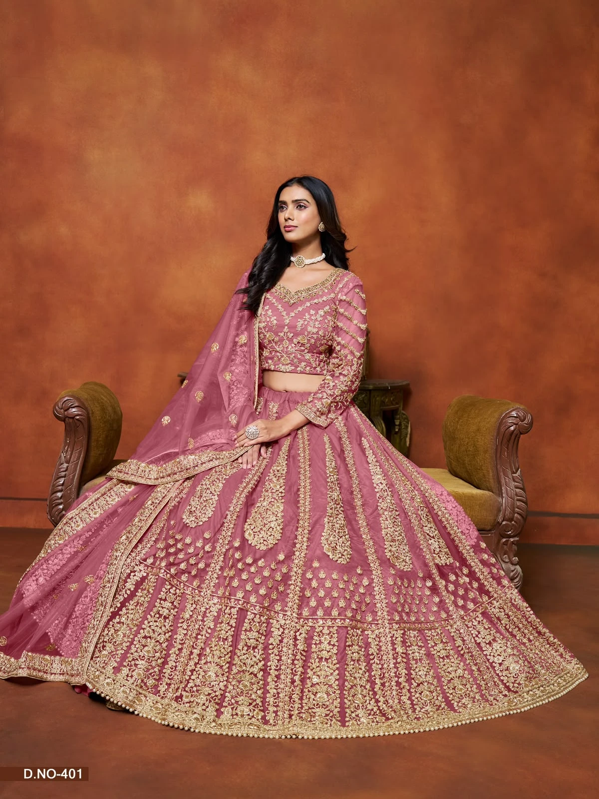 Mehvish Vol 4 Bridal Lehenga Choli Wholesale 1