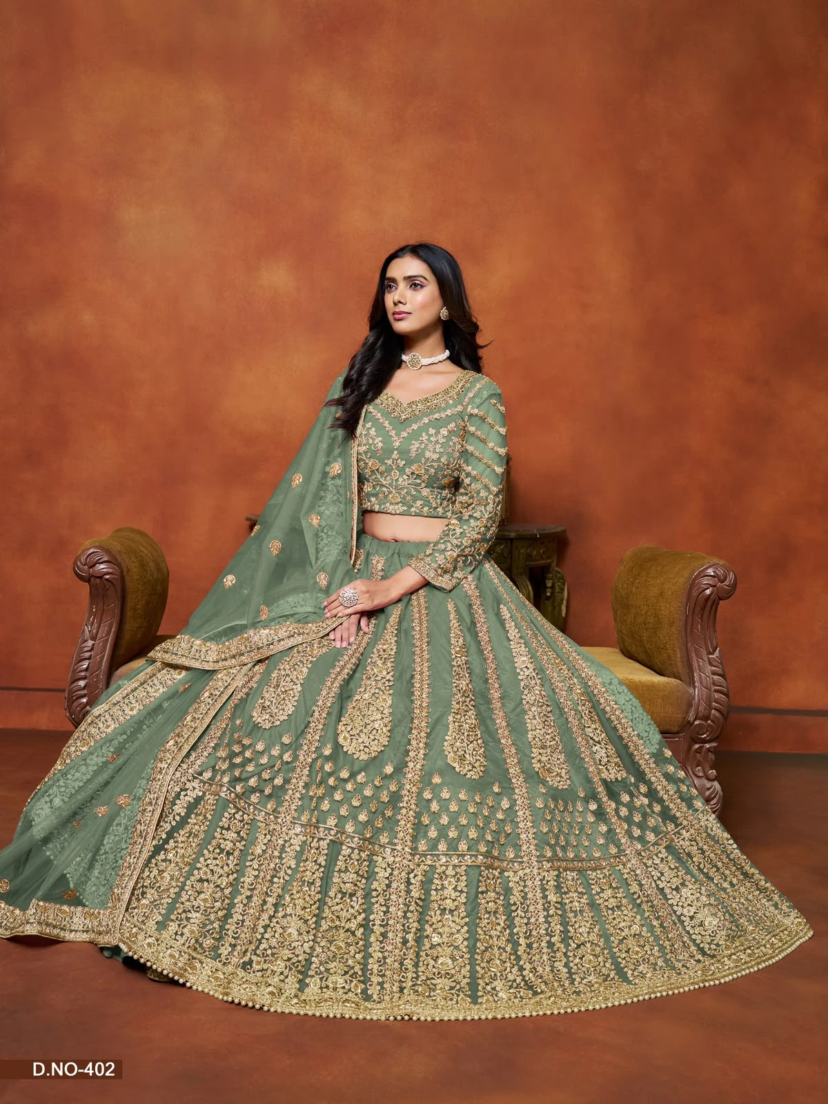 Mehvish Vol 4 Bridal Lehenga Choli Wholesale 3