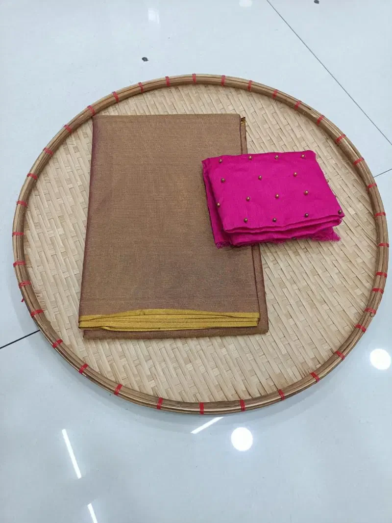 Meraki Vol 16 Silk Plain Saree Collection 1