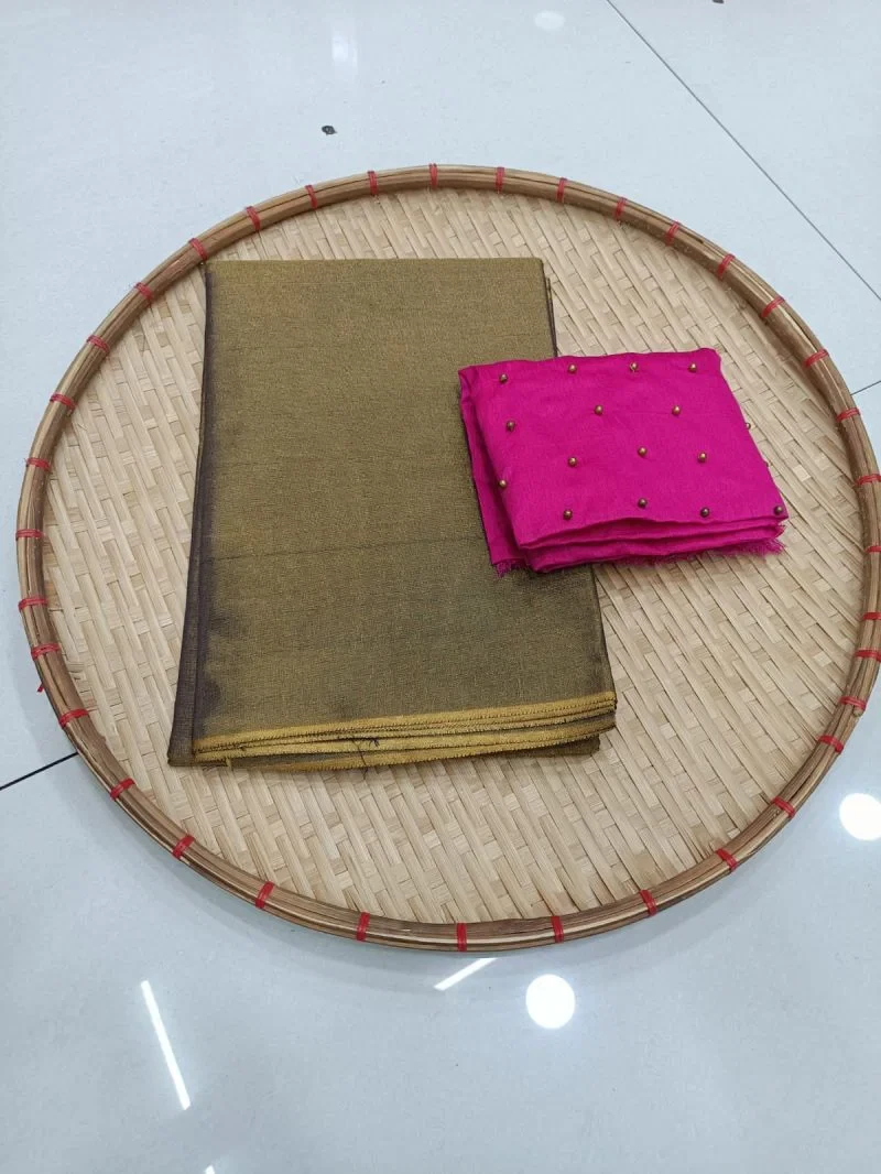 Meraki Vol 16 Silk Plain Saree Collection 3