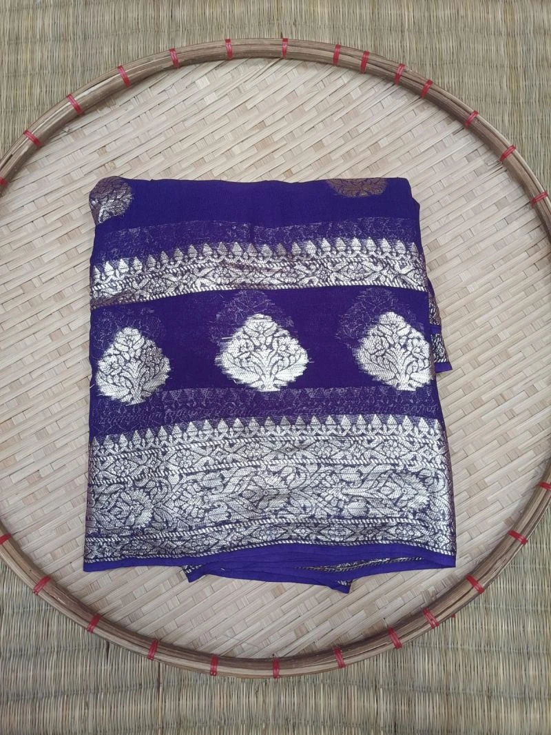 Meraki Vol 22 Viscose Georgette Saree Collection 2