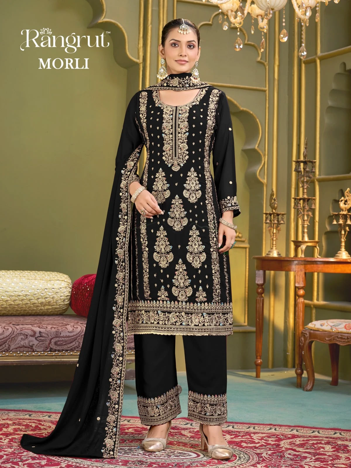 Morli Georgette Embroidery Salwar Suit 10