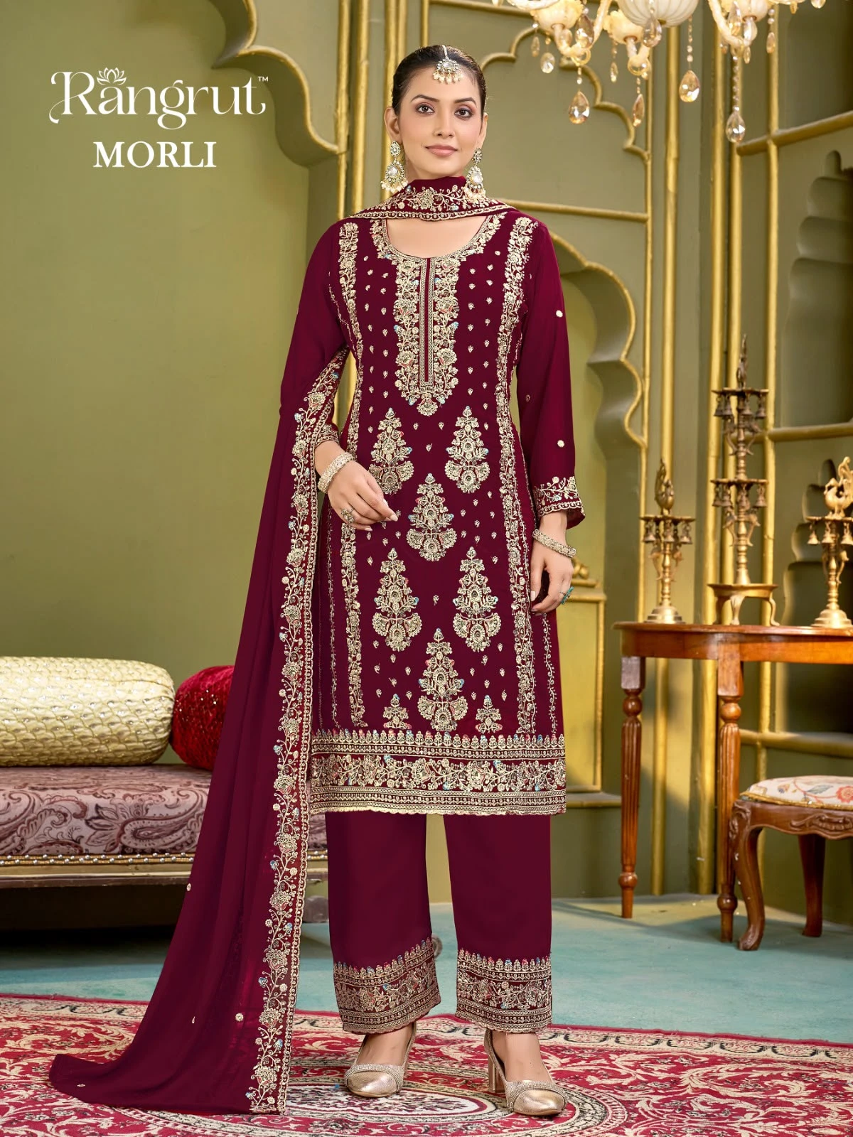 Morli Georgette Embroidery Salwar Suit 11