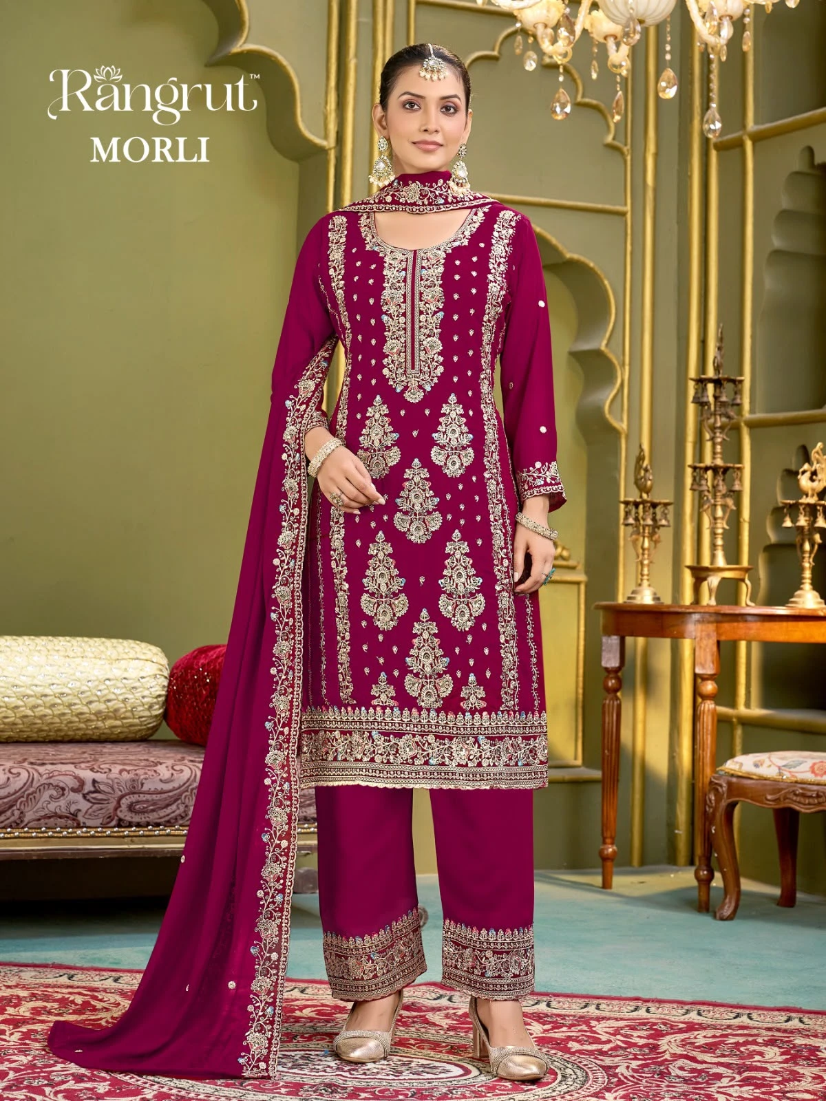 Morli Georgette Embroidery Salwar Suit 12