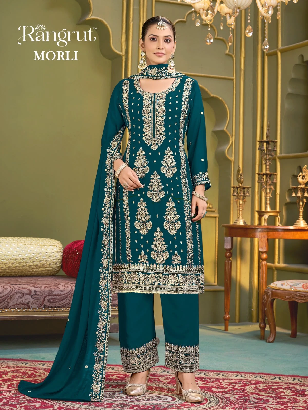 Morli Georgette Embroidery Salwar Suit 8