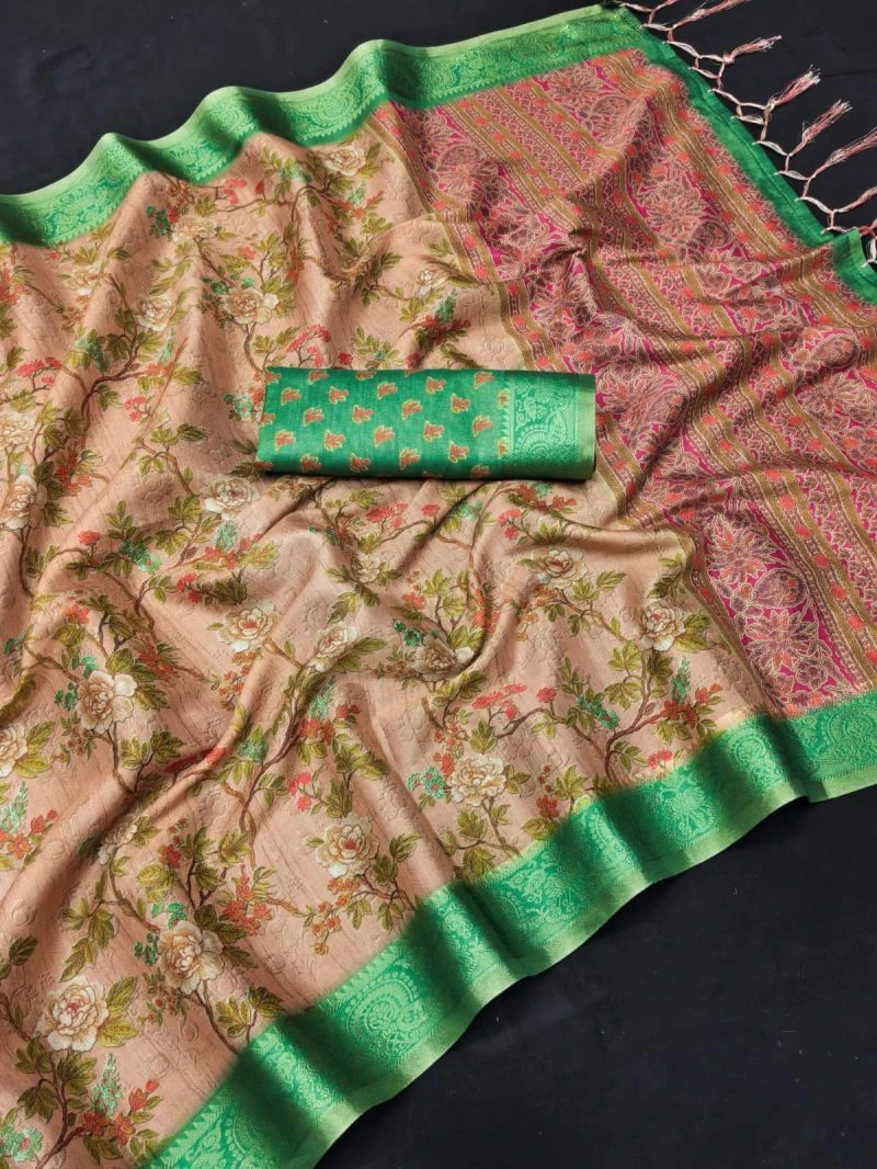 Myra Vol 11 Kanjivaram Silk Geometric Printed Saree Collection 2