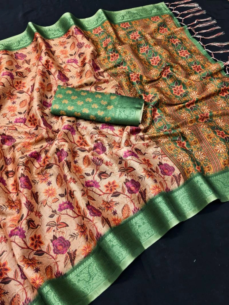 Myra Vol 11 Kanjivaram Silk Geometric Printed Saree Collection 5