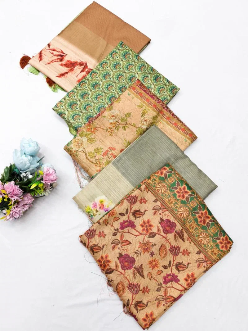 Myra Vol 11 Kanjivaram Silk Geometric Printed Saree Collection 7