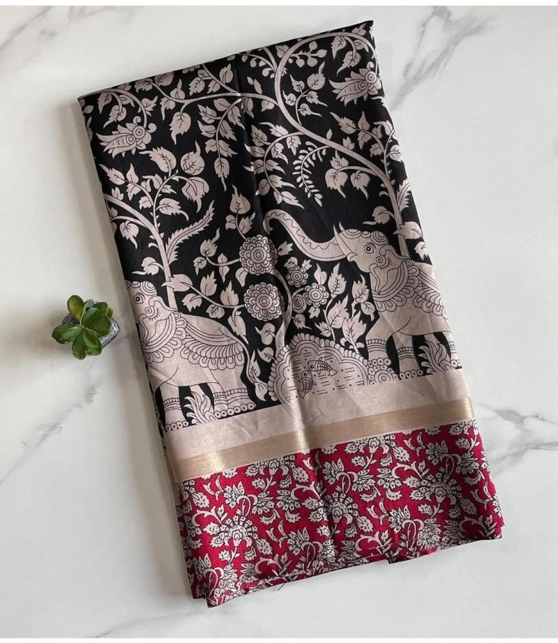Myra Vol 13 Cotton Kalamkari Printed Saree Collection 3