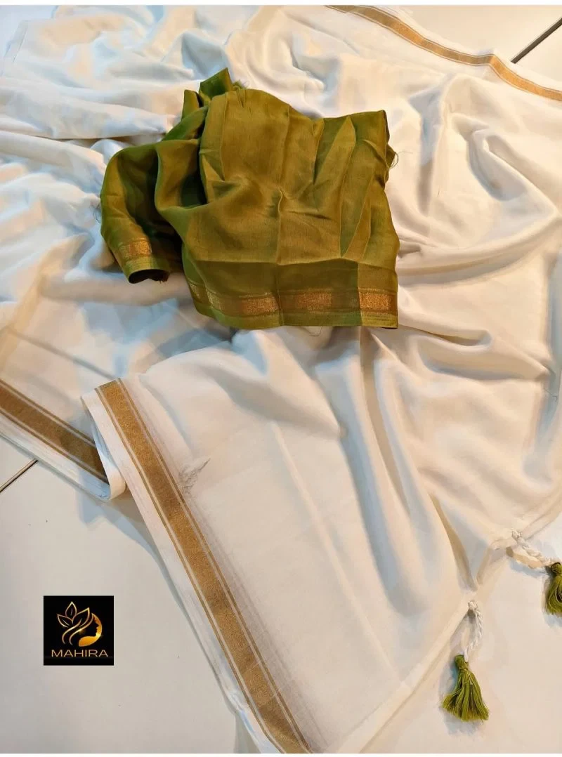 Myra Vol 16 Mul Cotton Plan Zari Border Saree Collection 10