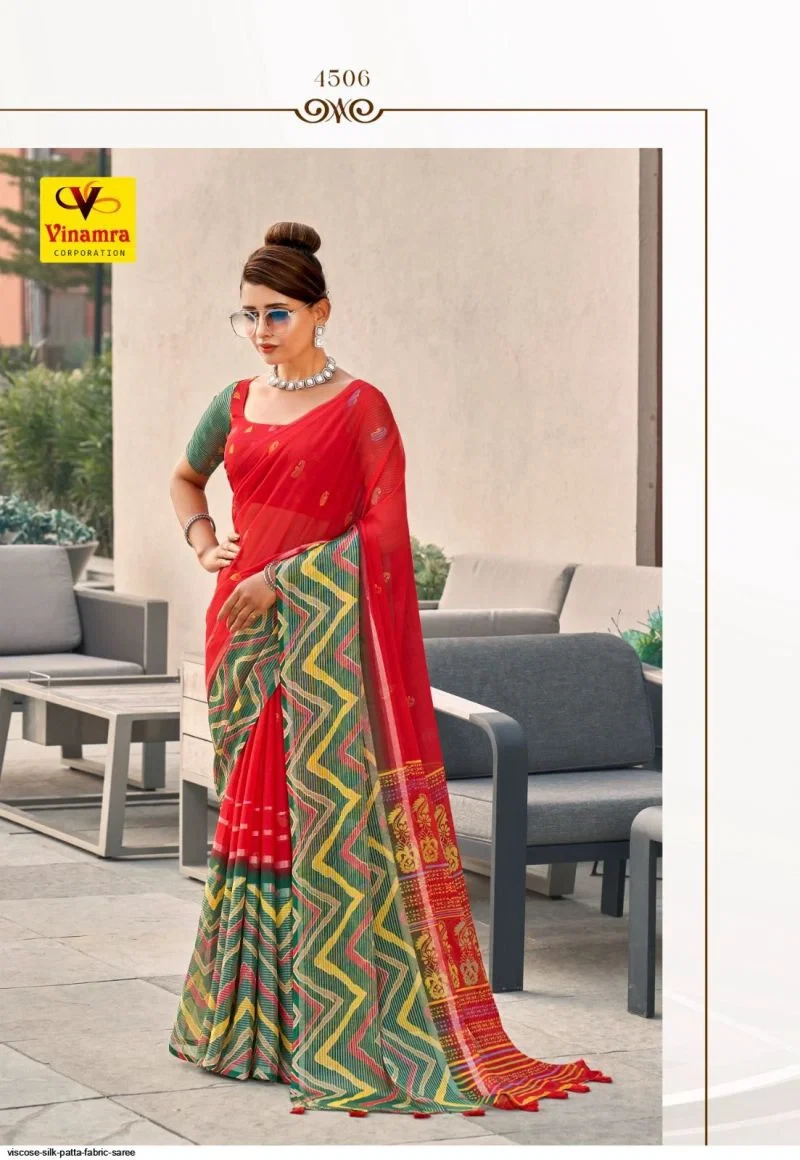 Myra Vol 2 Viscose Silk Printed Saree Collection 2