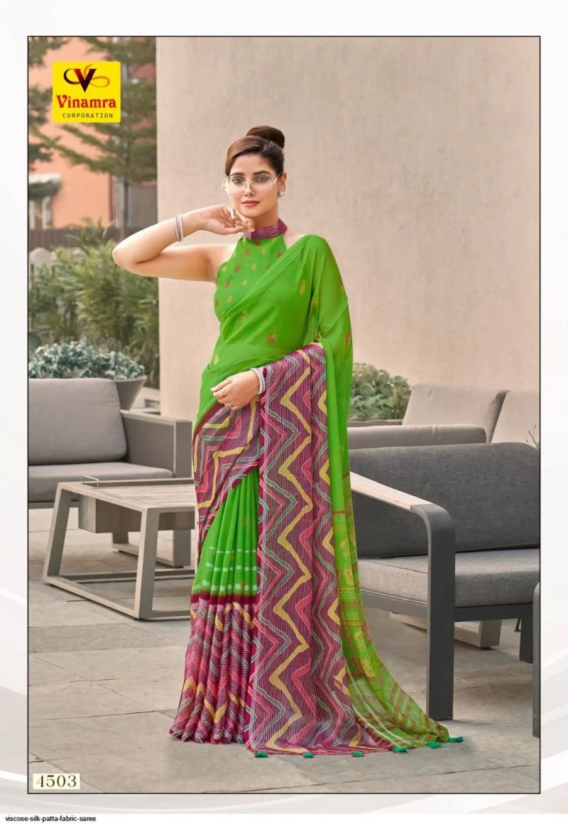 Myra Vol 2 Viscose Silk Printed Saree Collection 4