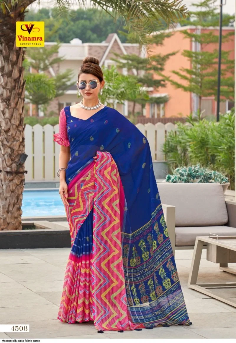Myra Vol 2 Viscose Silk Printed Saree Collection 5