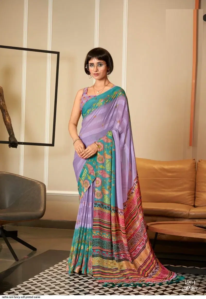 Myra Vol 3 Chiffon Silk Printed Saree 1