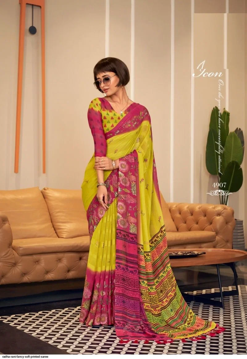 Myra Vol 3 Chiffon Silk Printed Saree 3