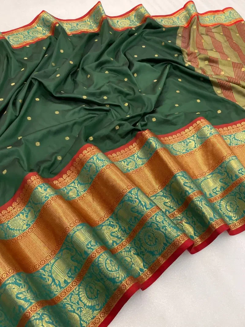 Myra Vol 4 Cotton Lichi Silk Zari Weaving Saree Collection