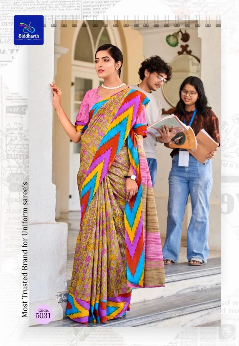 Myra Vol 8 Silk Printed Saree Collection 13