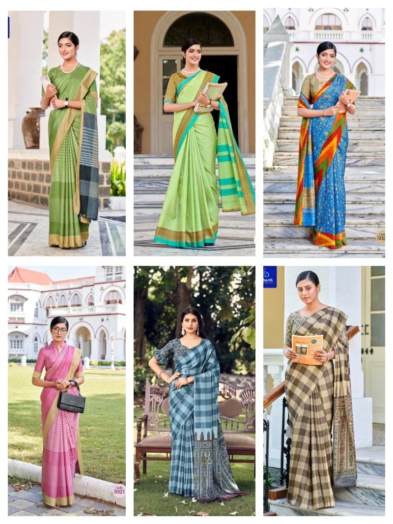 Myra Vol 8 Silk Printed Saree Collection 7