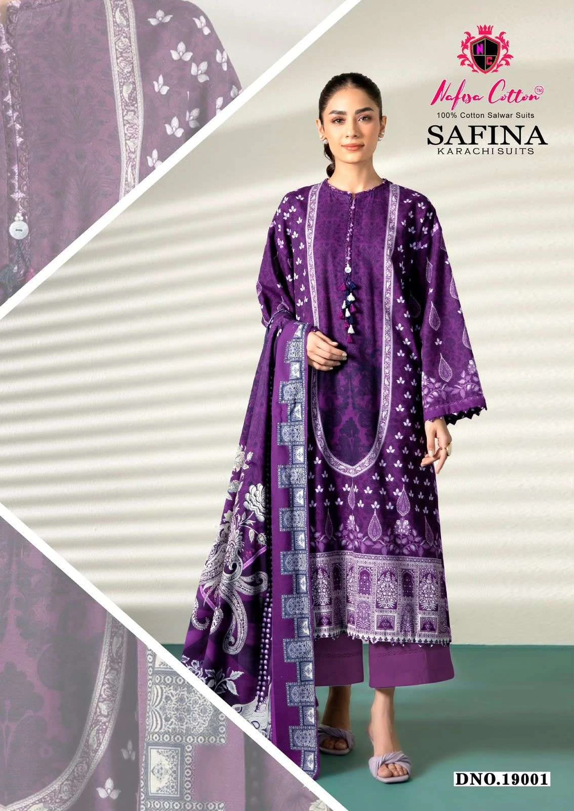 Nafisa Cotton Safina Karachi Suits Vol 19 10