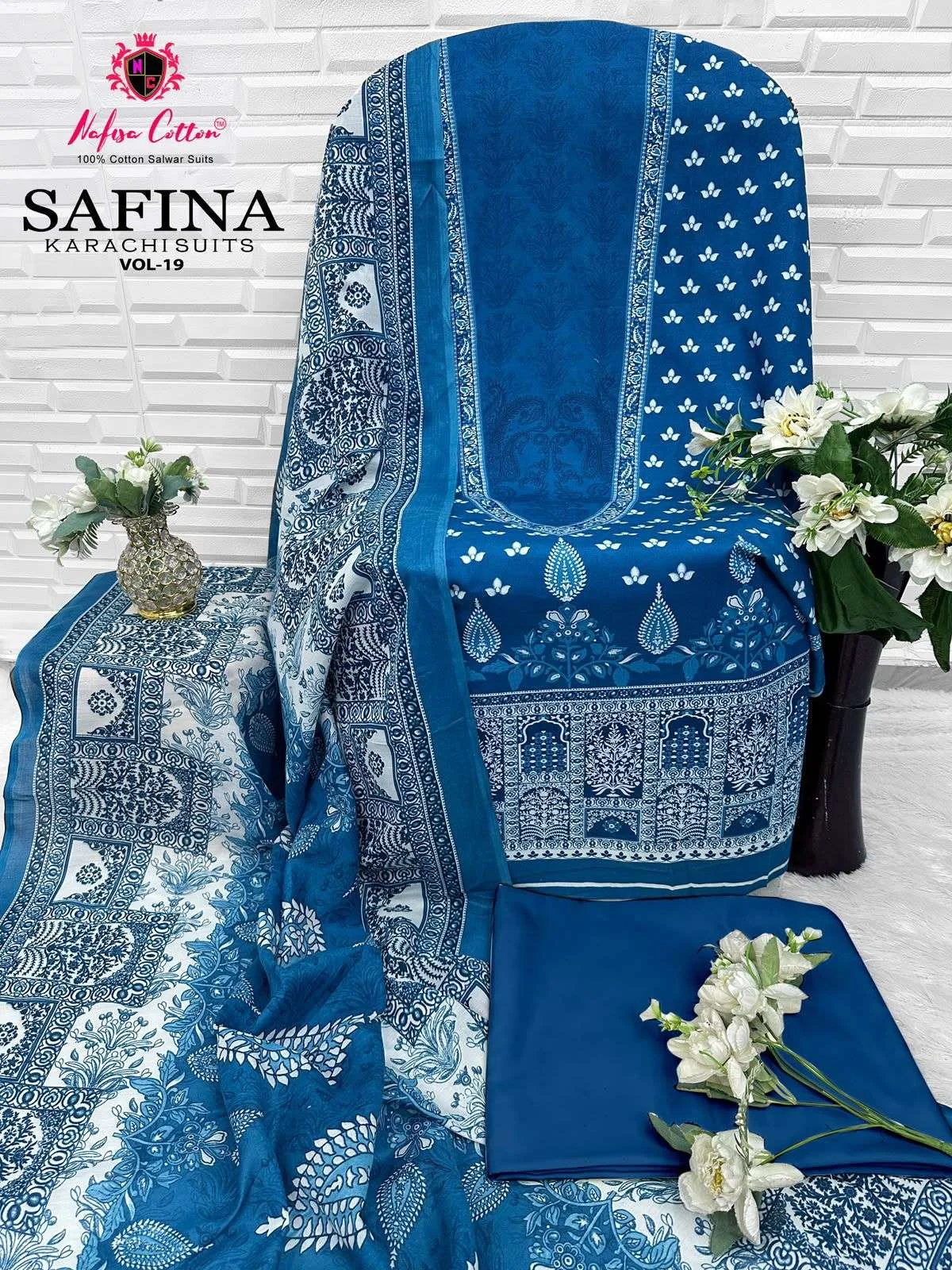 Nafisa Cotton Safina Karachi Suits Vol 19 13