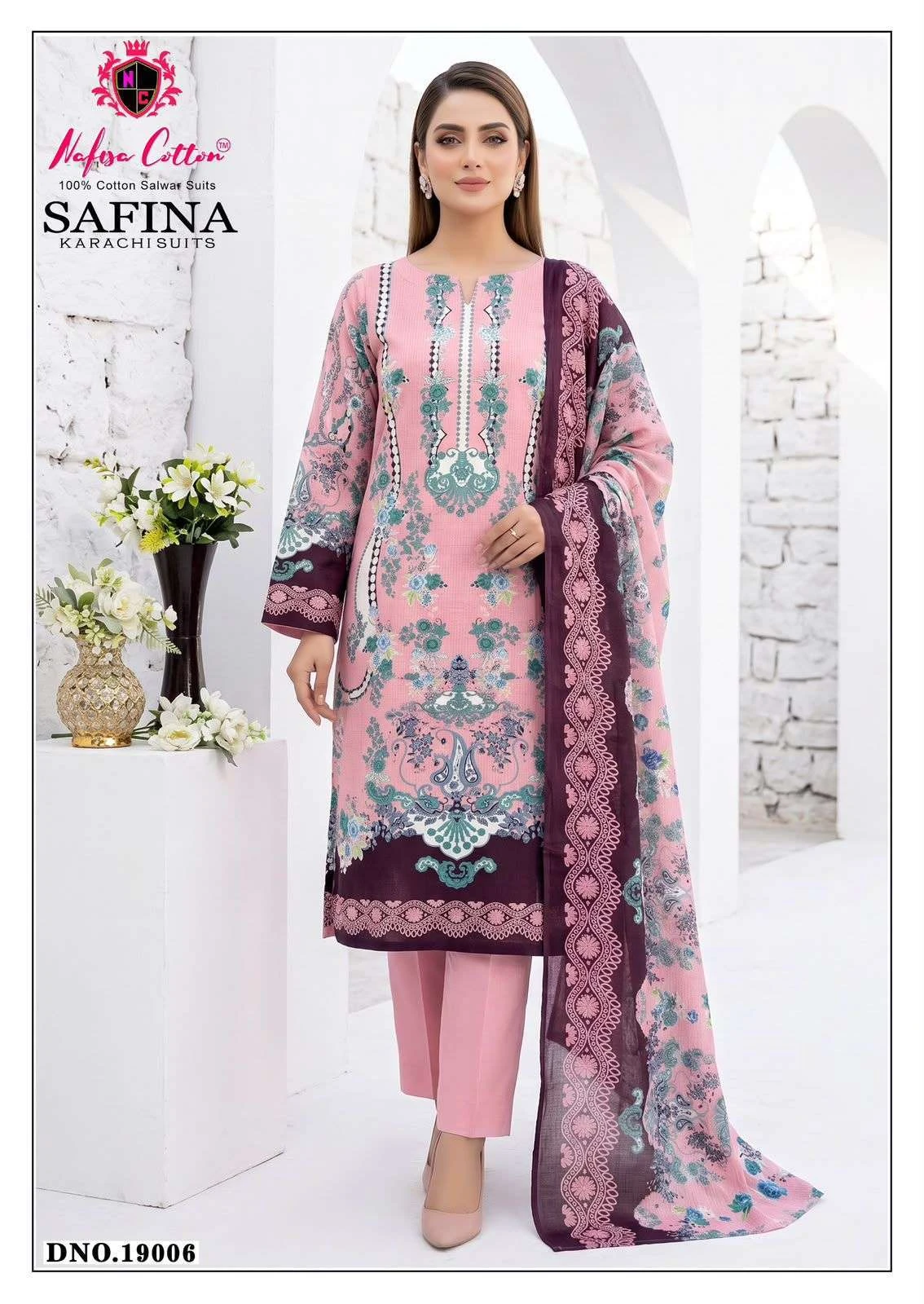 Nafisa Cotton Safina Karachi Suits Vol 19 14