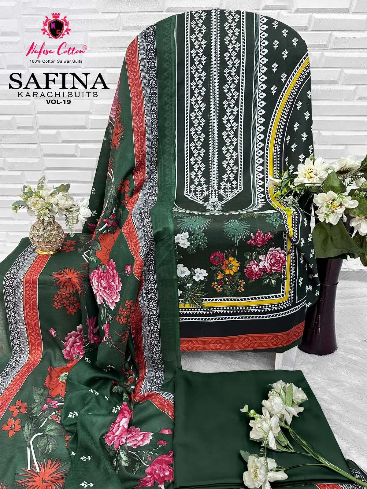Nafisa Cotton Safina Karachi Suits Vol 19 5