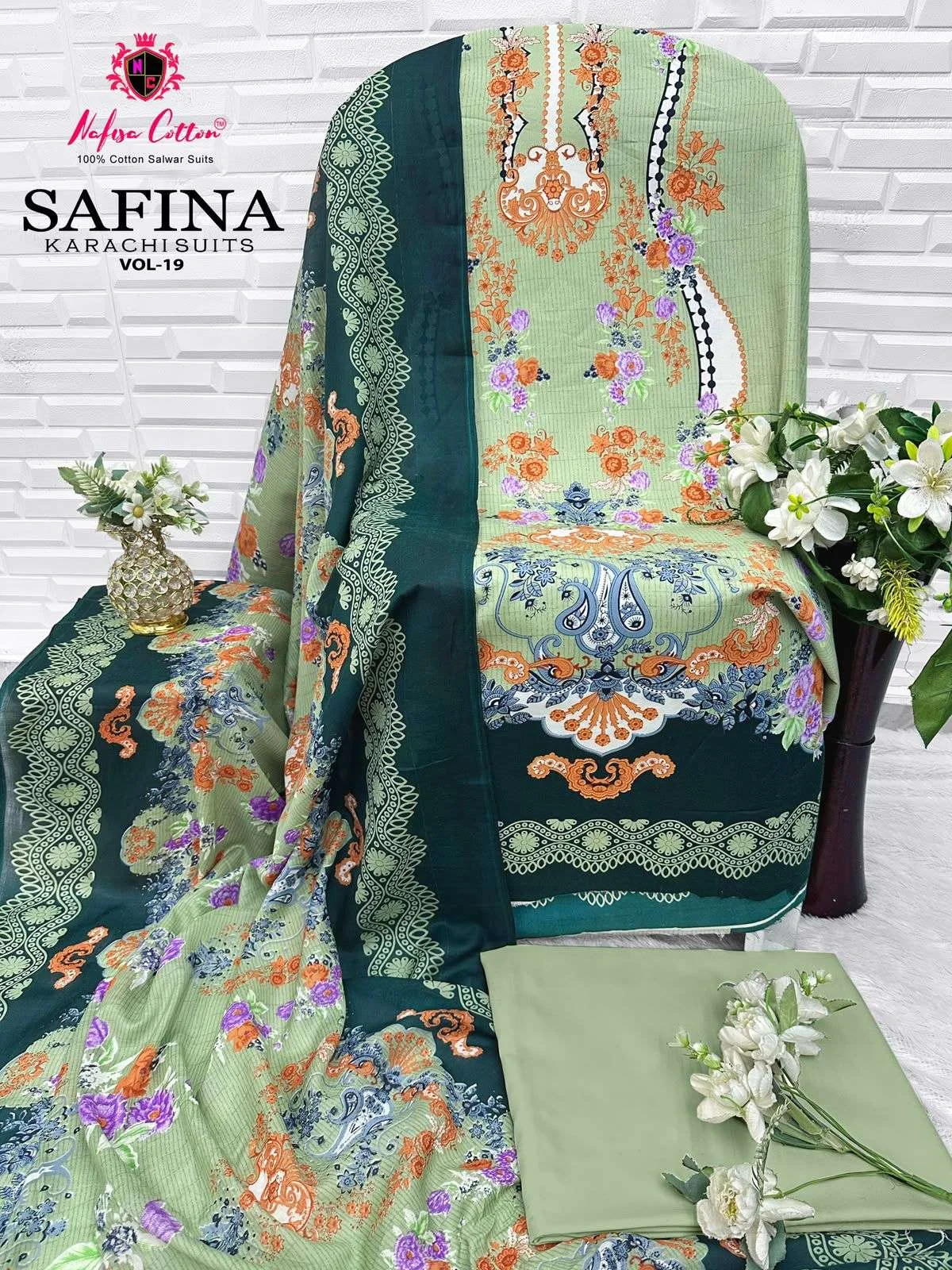 Nafisa Cotton Safina Karachi Suits Vol 19 7