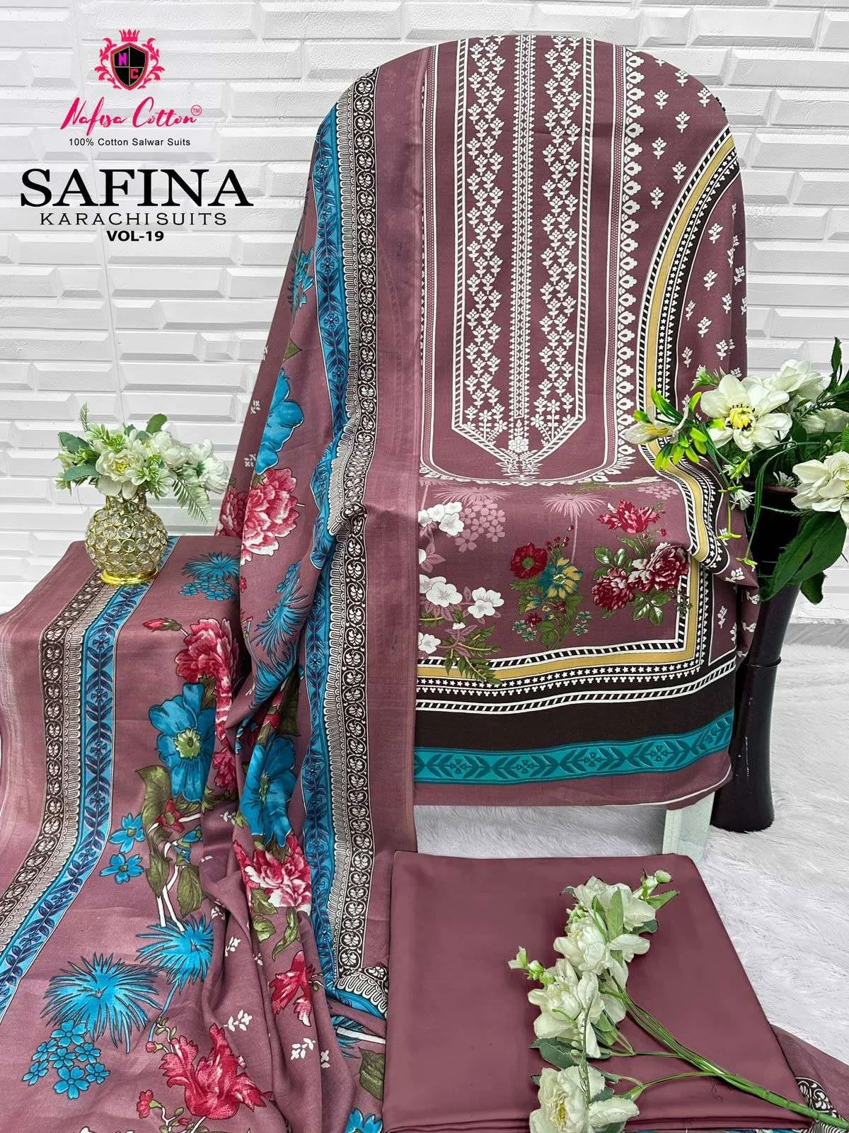 Nafisa Cotton Safina Karachi Suits Vol 19 9