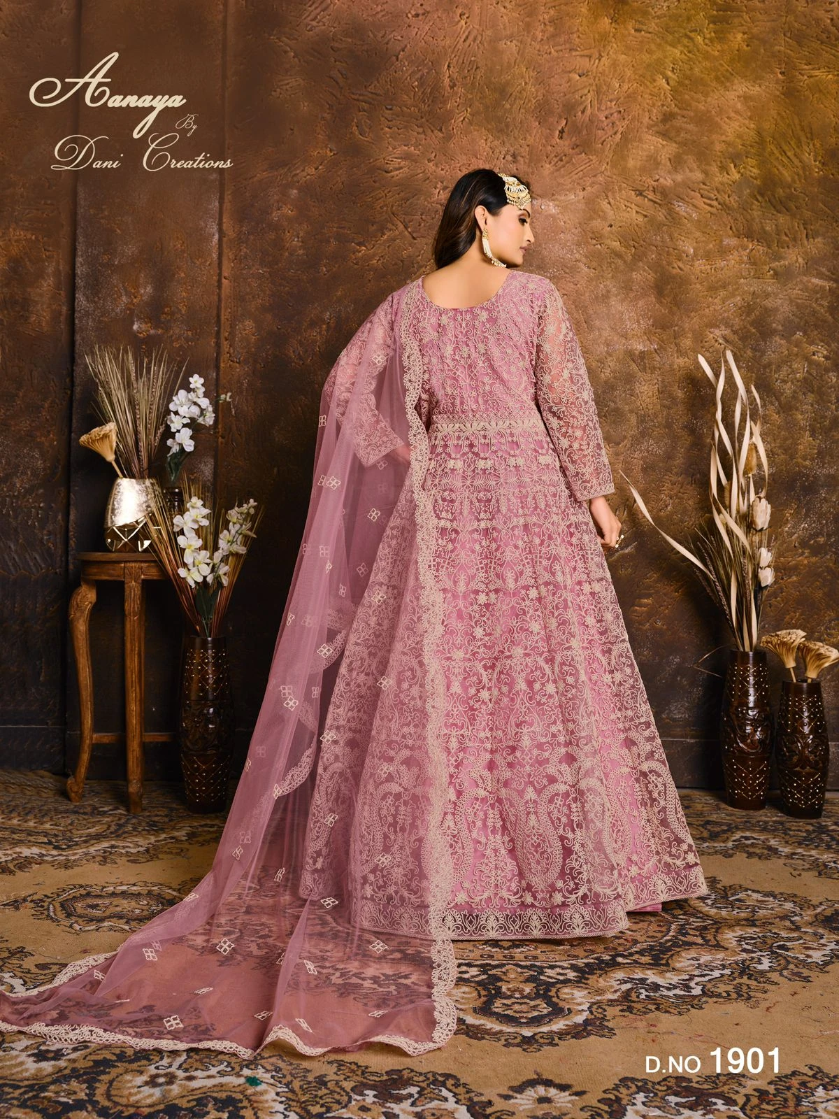 Pakistani Heavy Embroidered Readymade Salwar Kameez 9