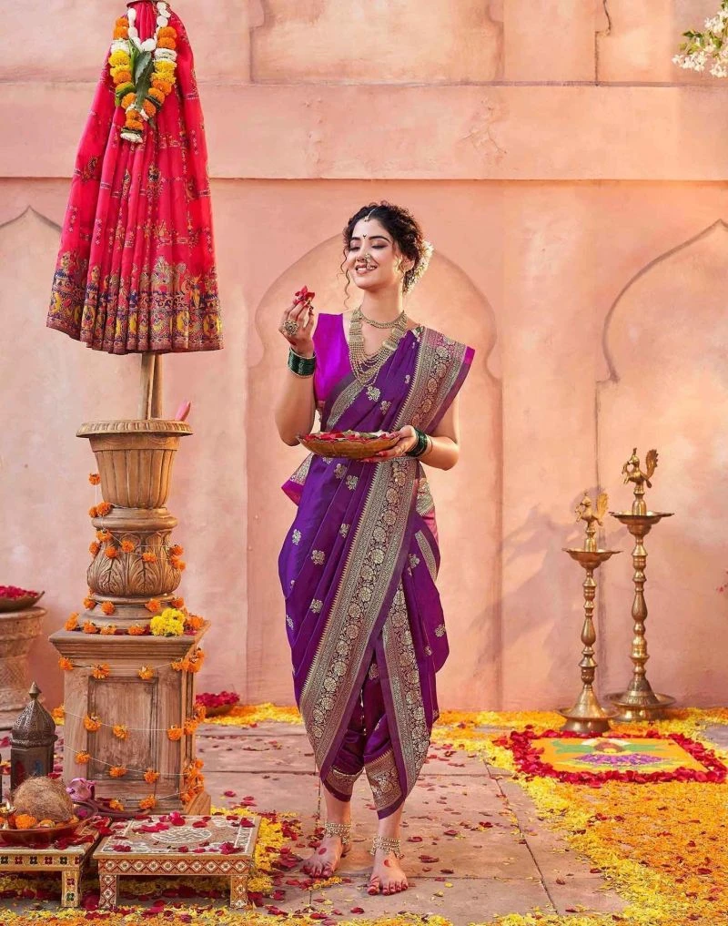 Pari 242 Silk Zari Woven Paithani Festival Saree Collection 2
