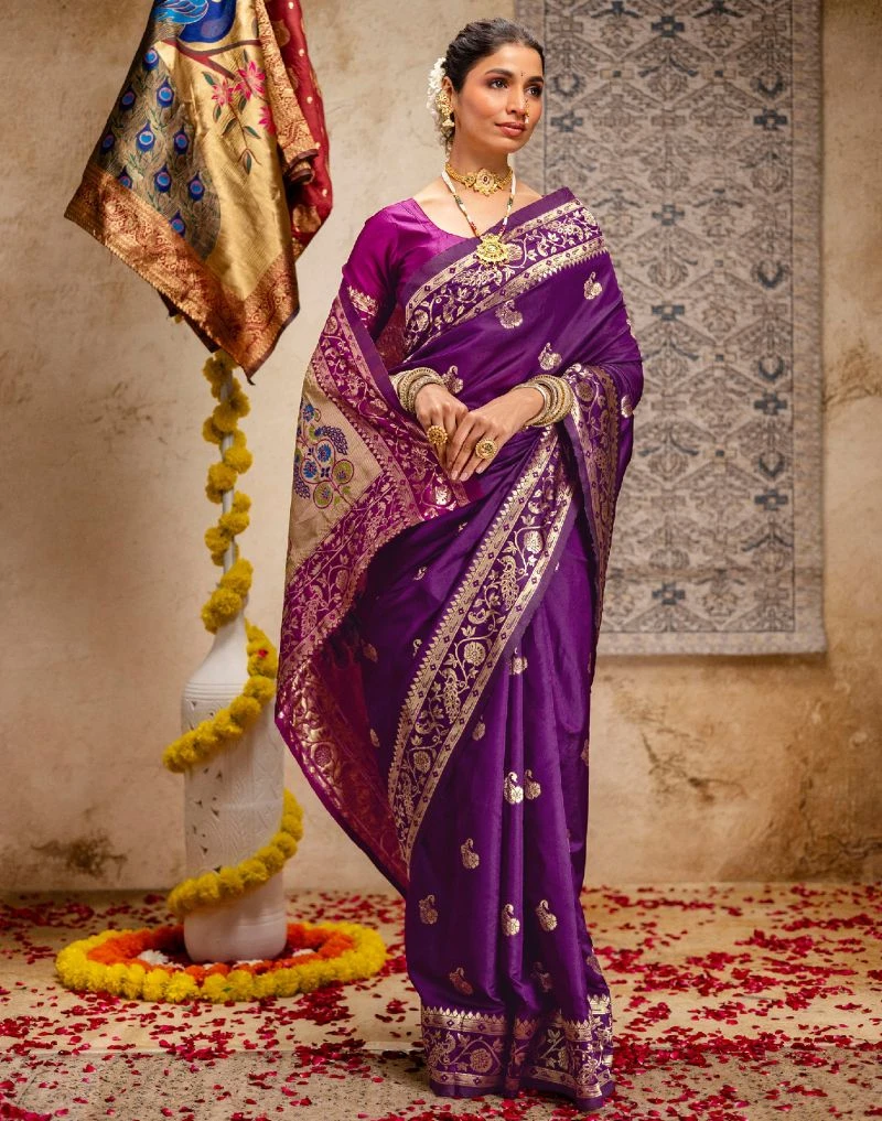 Pari 243 Silk Woven Paithani Saree Collection 12
