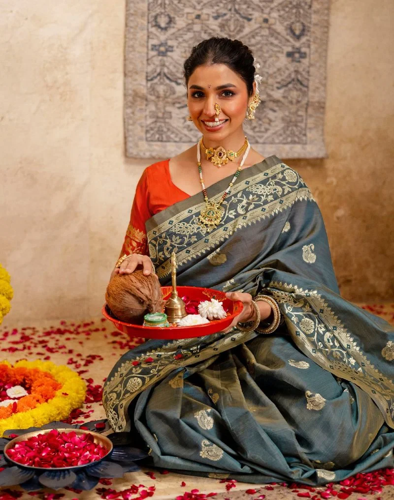 Pari 243 Silk Woven Paithani Saree Collection 2