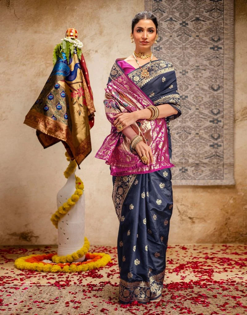 Pari 243 Silk Woven Paithani Saree Collection 5