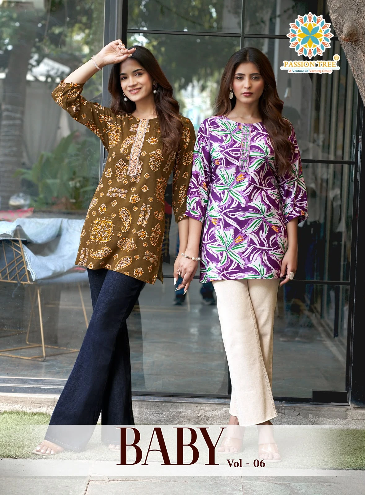 Passion Tree Baby Vol-6 Trending Rayon Short Tops Collection