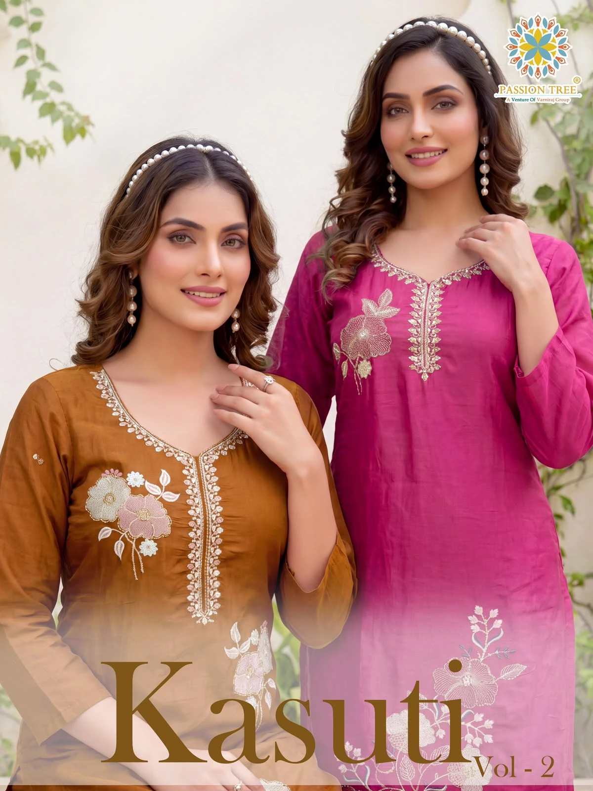 Passion Tree Kasuti Vol-2 Mal Chanderi Suit 1