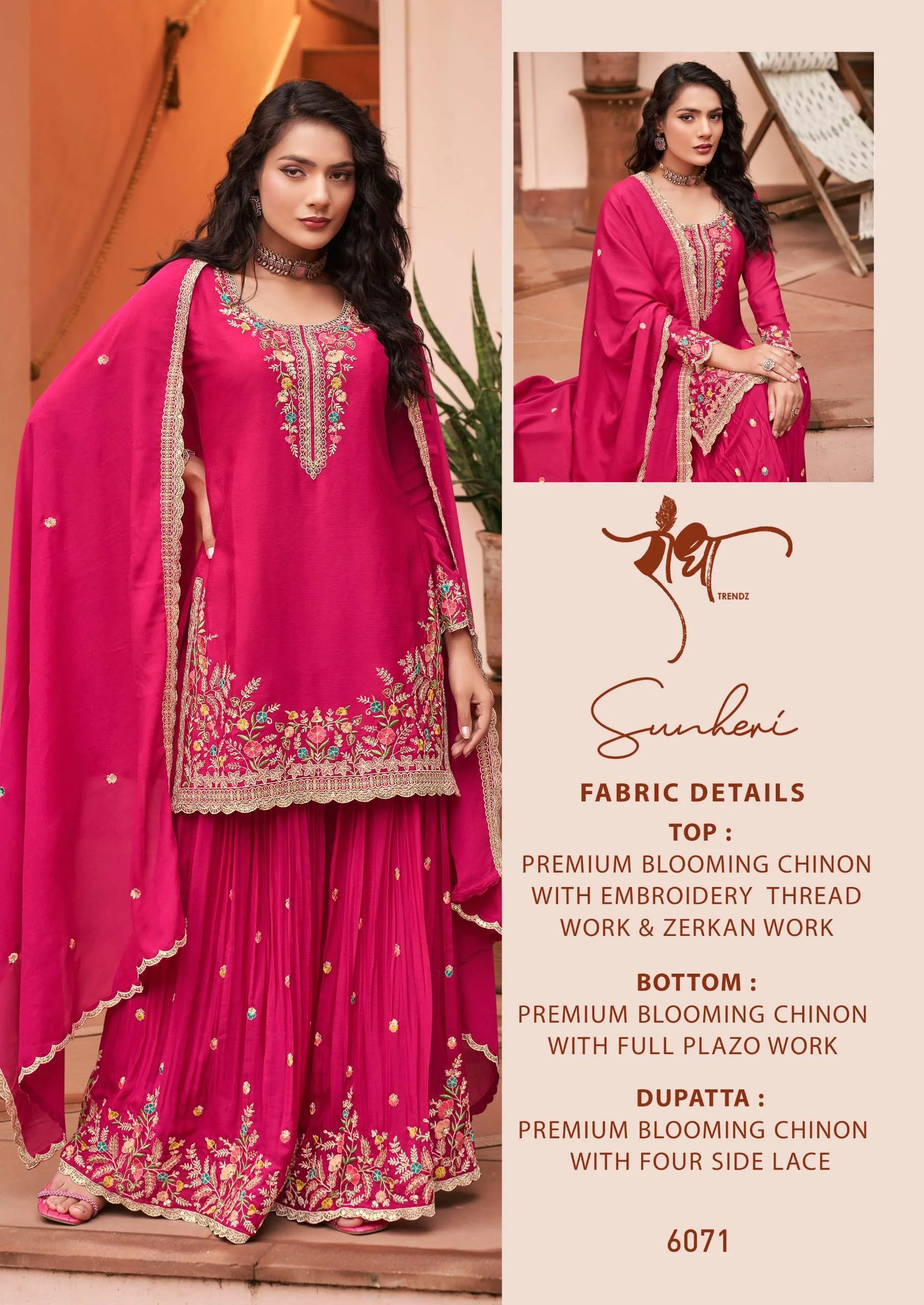 Radha Trendz Sunheri - Readymade Dress 3