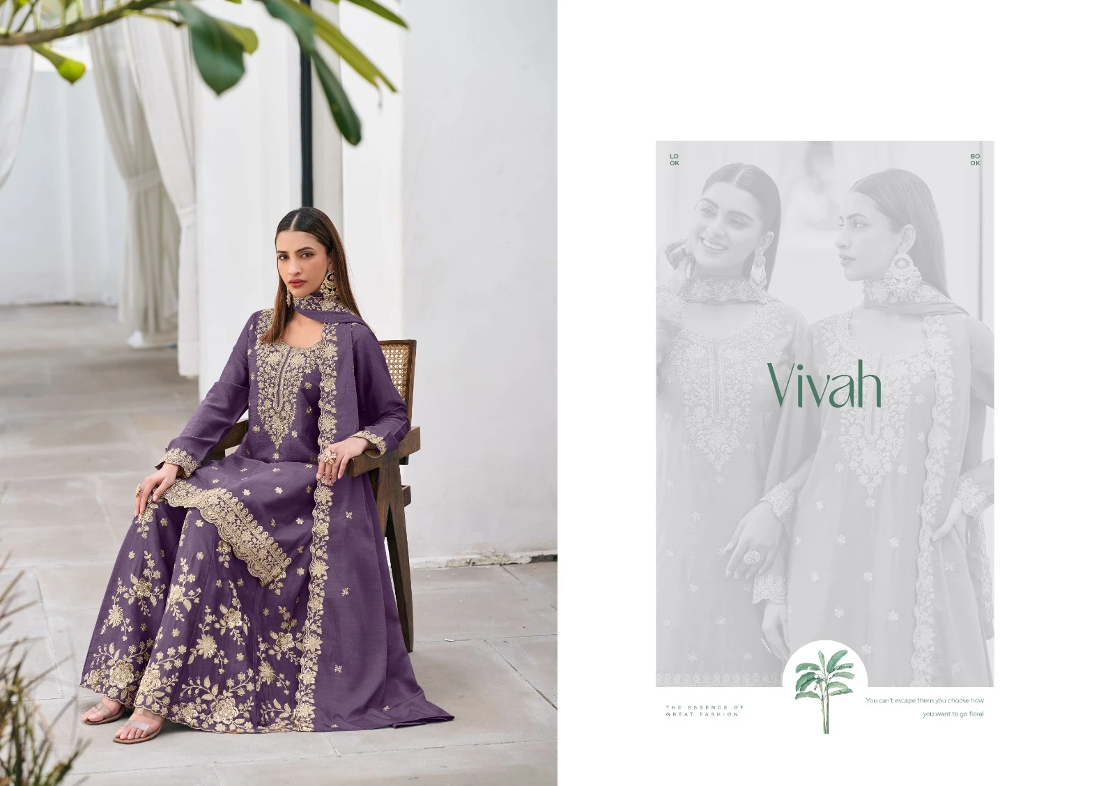 Radha Trendz Vivah Heavy Premium Chinon Suit With Heavy Embroidery Work