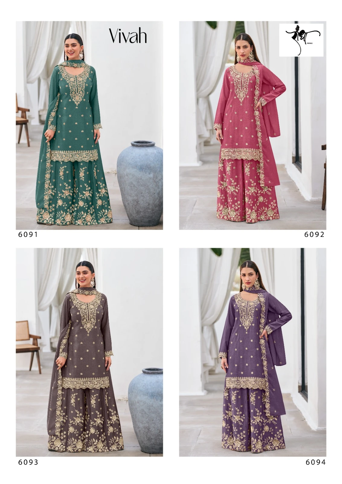 Radha Trendz Vivah Heavy Premium Chinon Suit With Heavy Embroidery Work 6