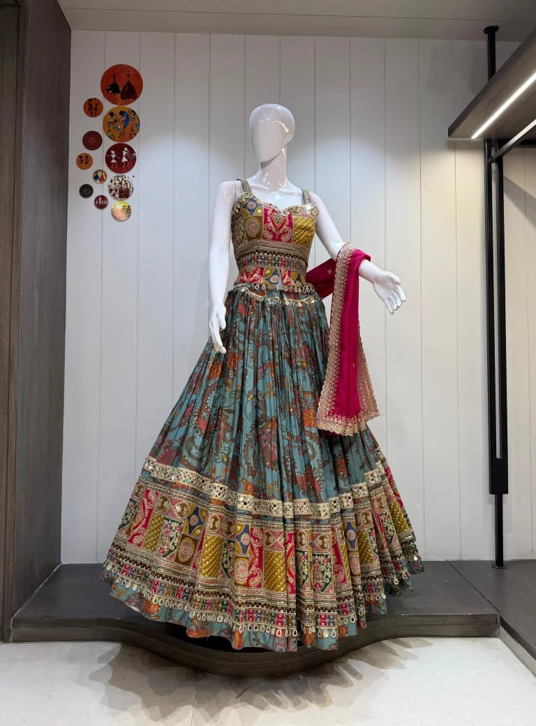 Raj Gharana 1 Modal Cotton Lehenga Choli 2
