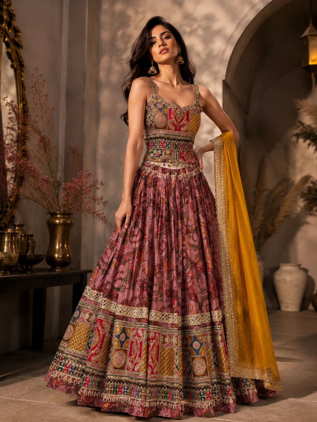 Raj Gharana 1 Modal Cotton Lehenga Choli 4