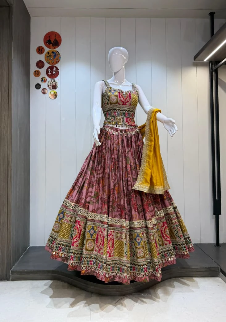 Raj Gharana 1 Modal Cotton Lehenga Choli 5